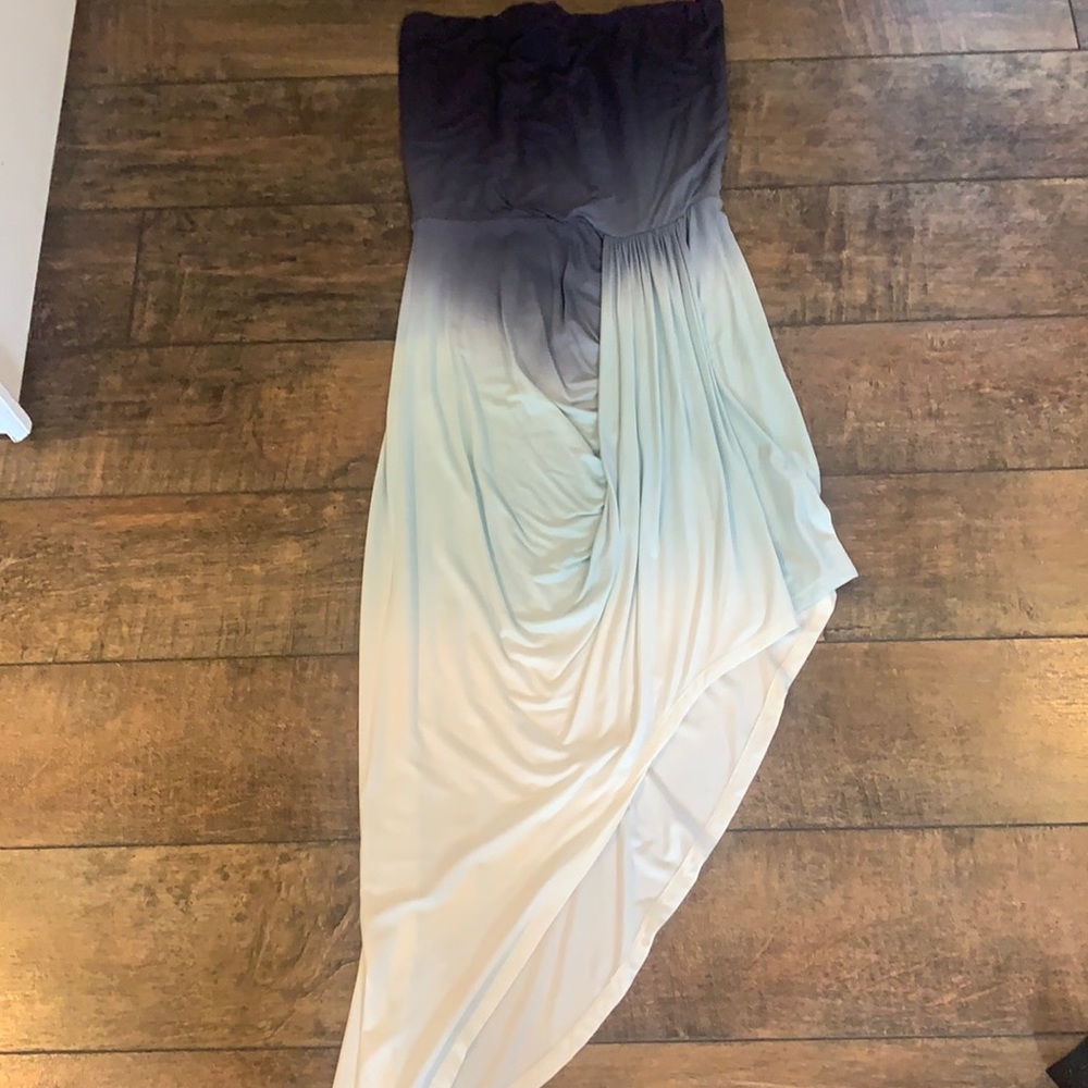 NWT! On The Road ombré blue strapless dress
